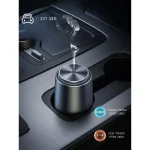 מפיץ ריח חשמלי לרכב, פולט ריח נעים ומרענן, מתאים לשימוש נוח ובטוח בכל נסיעה.