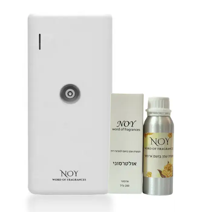 מפיץ ריח חשמלי עם שמן ארומטי. מוצר ריחני לבית לשיפור האווירה ונוחות השימוש.