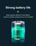 סוללה גדולה באורך חיים ממושך, מתאימה לשימוש במפיצי ריח חשמליים ובמוצרים ריחניים לבית.