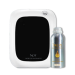 מפיץ ריח חשמלי עם בקבוק שמן ארומטי, פתרון מושלם לריחות טובים בבית.