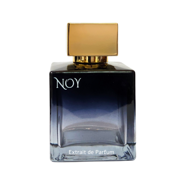 בקבוק בושם מעוצב עם פתח זהב, מתאים למוצרים ריחניים לבית ולעסק.