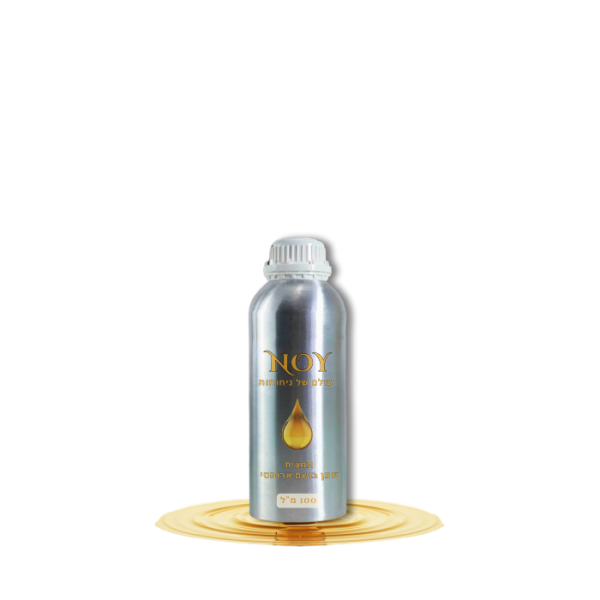 מוצר ריחני לבית - שמן ארומטי באיכות גבוהה בבקבוק מתכתי, מתאים למפיצי ריח חשמליים ונרות ריחניים.