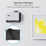 מפיץ ריח חשמלי מודרני לקיר, מתאים לשיפור האווירה בבית או בעסק.